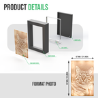 LED Lithophane Photo Frame