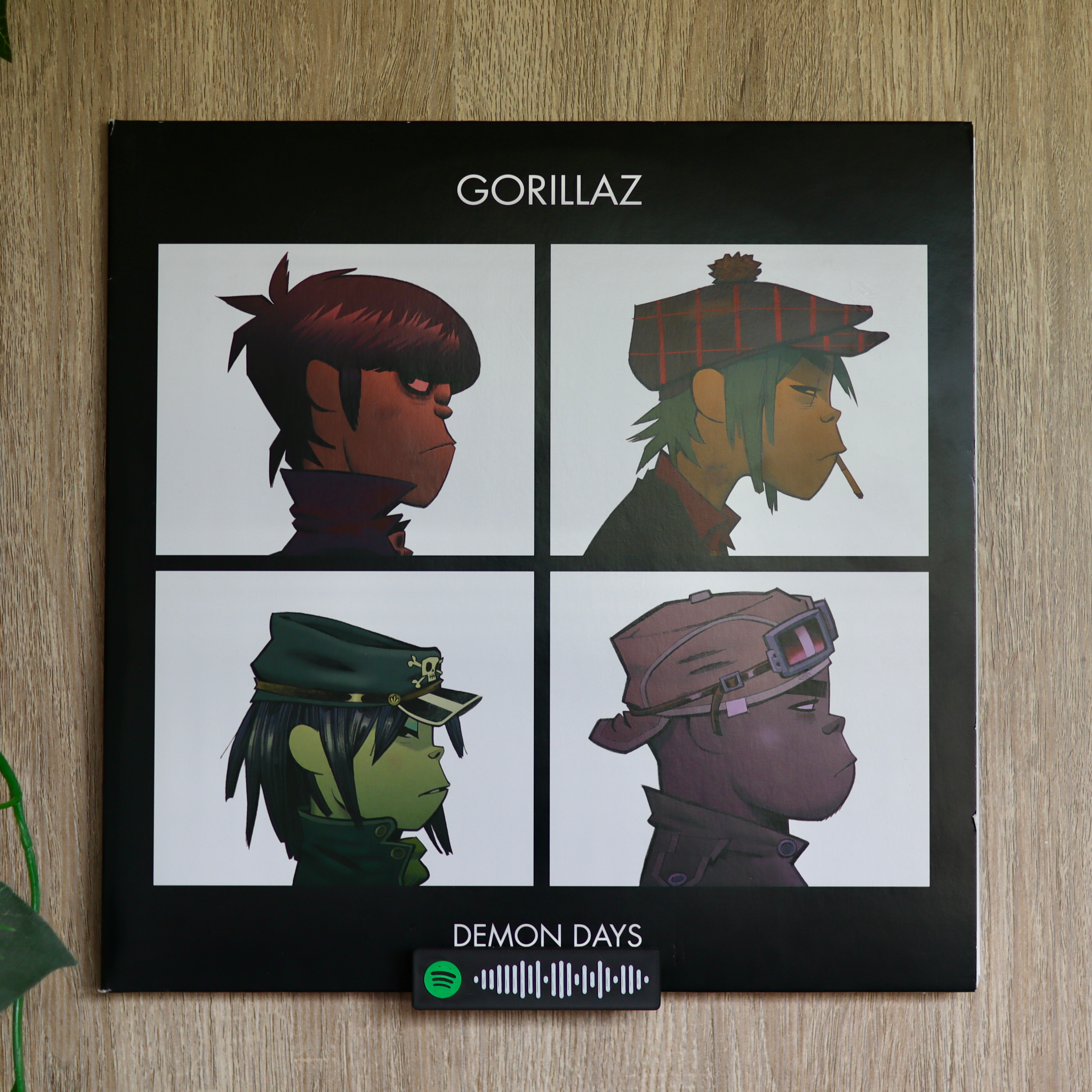 Vinyl Record Wall Mount With Spotify Code