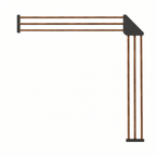 Rail System Combination Wood