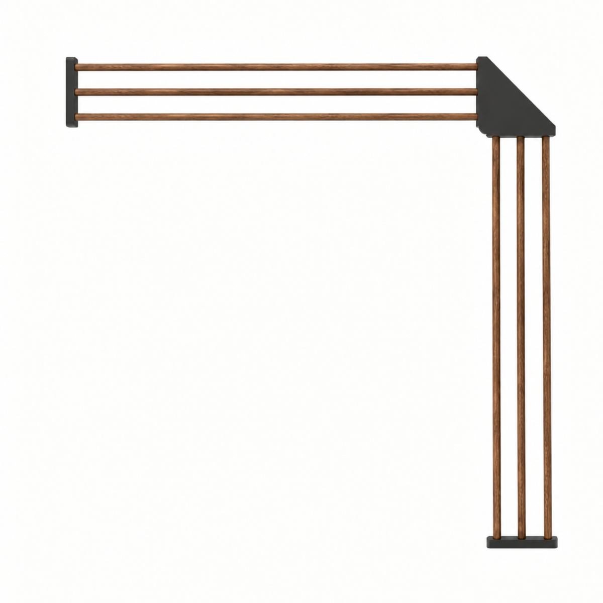Rail System Combination Wood