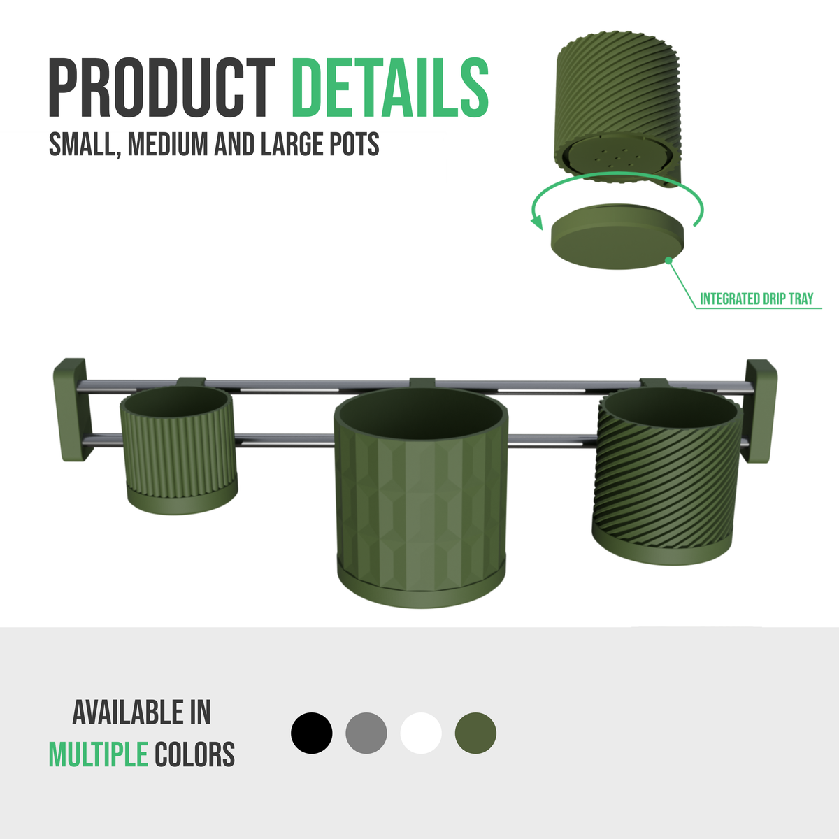 Plant Pot Horizontal