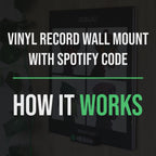 Vinyl Record Wall Mount With Spotify Code