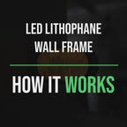 LED Lithophane Wall Frame