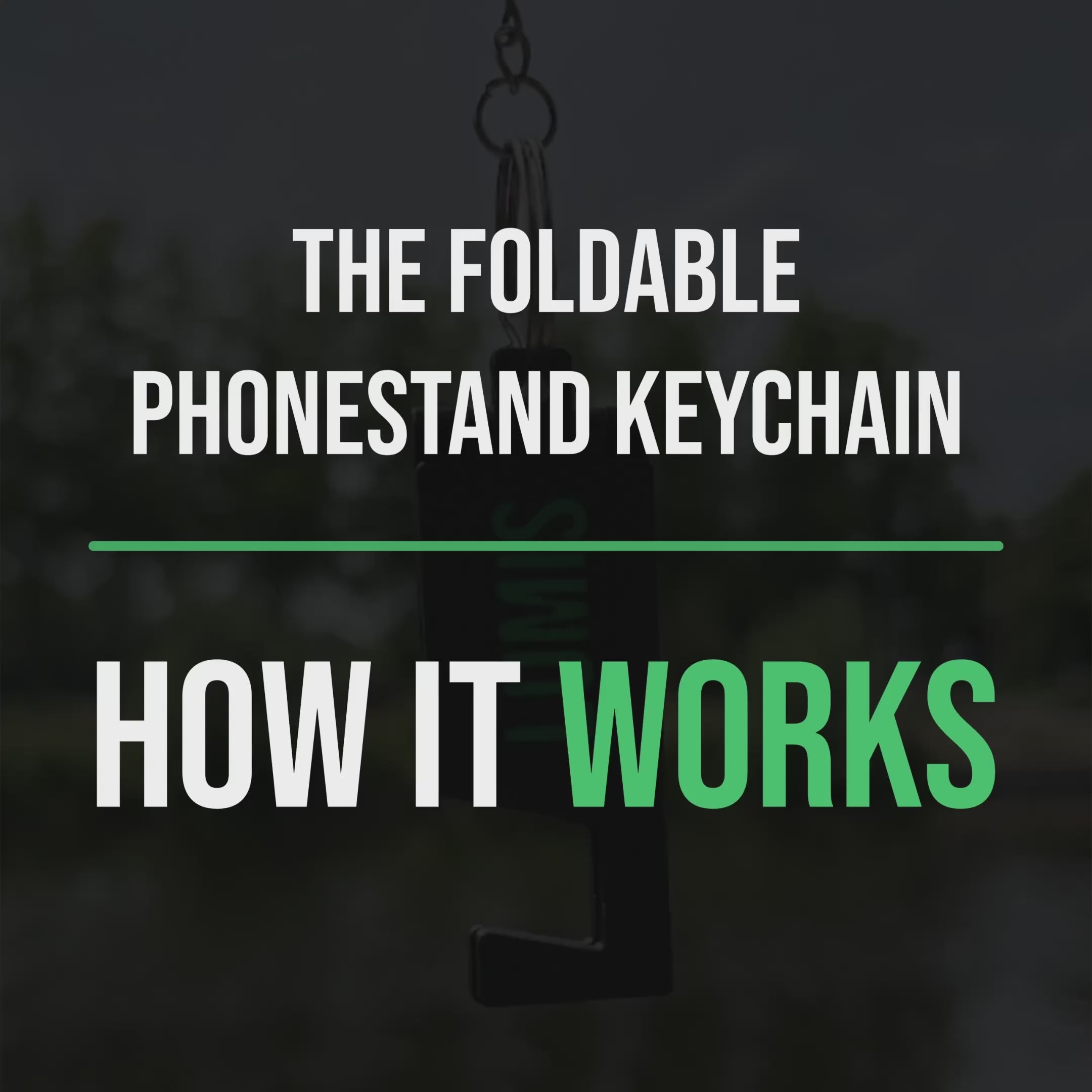 Foldable Phonestand Keychain